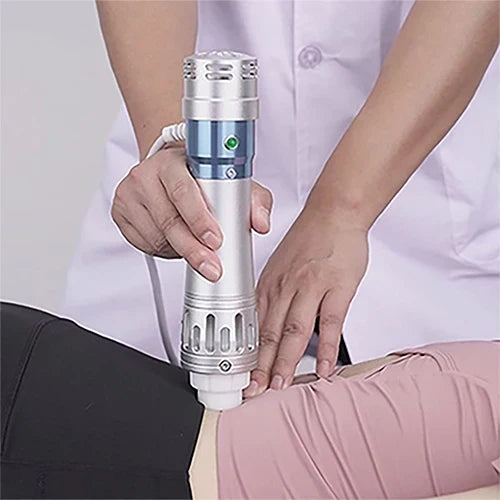 Stötvågsenhet för smärtbehandling av plantar fasciit, tennisarmbåge & muskelstelhet.