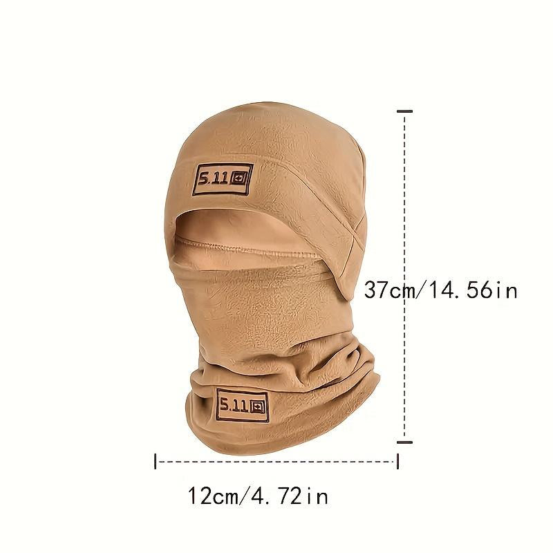"Balaclava fleeceansiktsmask i polarfleece för män i flera färger; anatomisk passform, skydd mot kyla och vind."