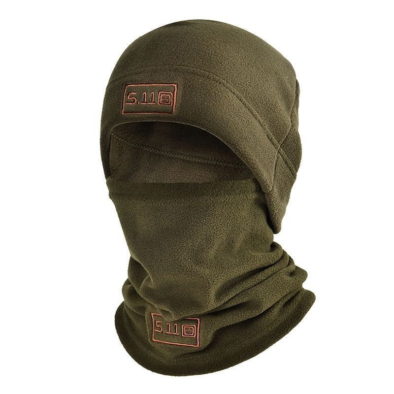 "Balaclava fleeceansiktsmask i polarfleece för män i flera färger; anatomisk passform, skydd mot kyla och vind."