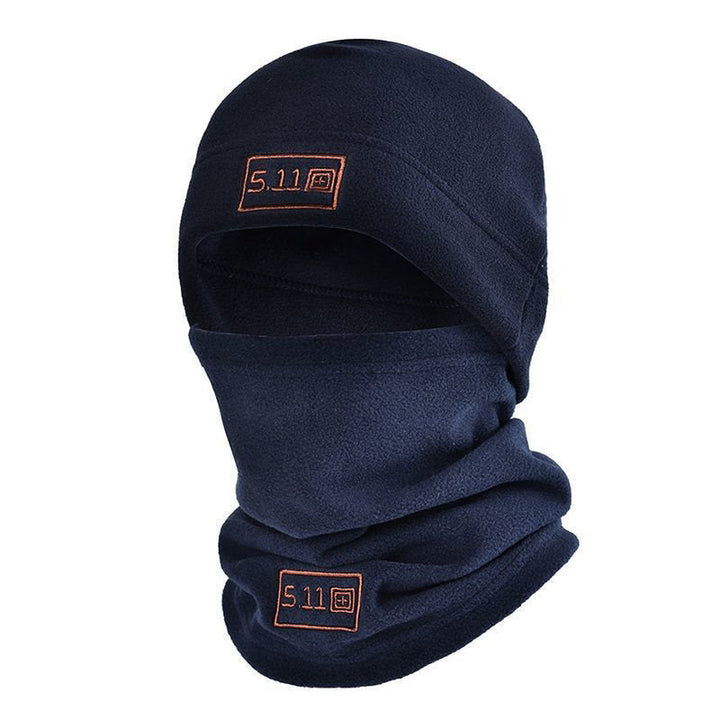 "Balaclava fleeceansiktsmask i polarfleece för män i flera färger; anatomisk passform, skydd mot kyla och vind."