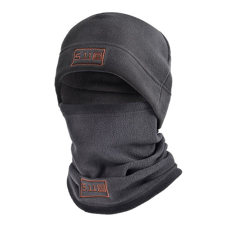 "Balaclava fleeceansiktsmask i polarfleece för män i flera färger; anatomisk passform, skydd mot kyla och vind."