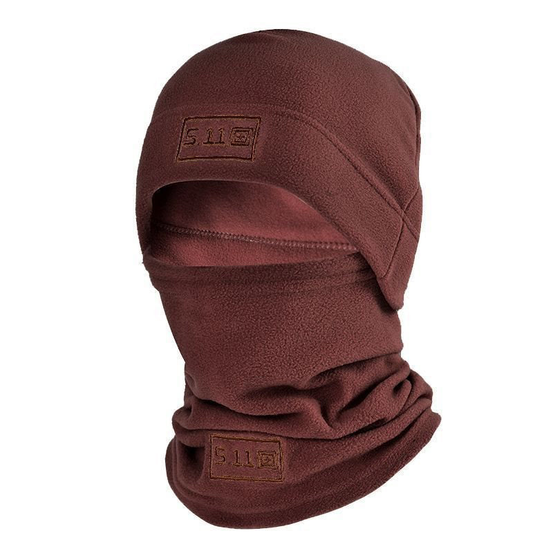 "Balaclava fleeceansiktsmask i polarfleece för män i flera färger; anatomisk passform, skydd mot kyla och vind."