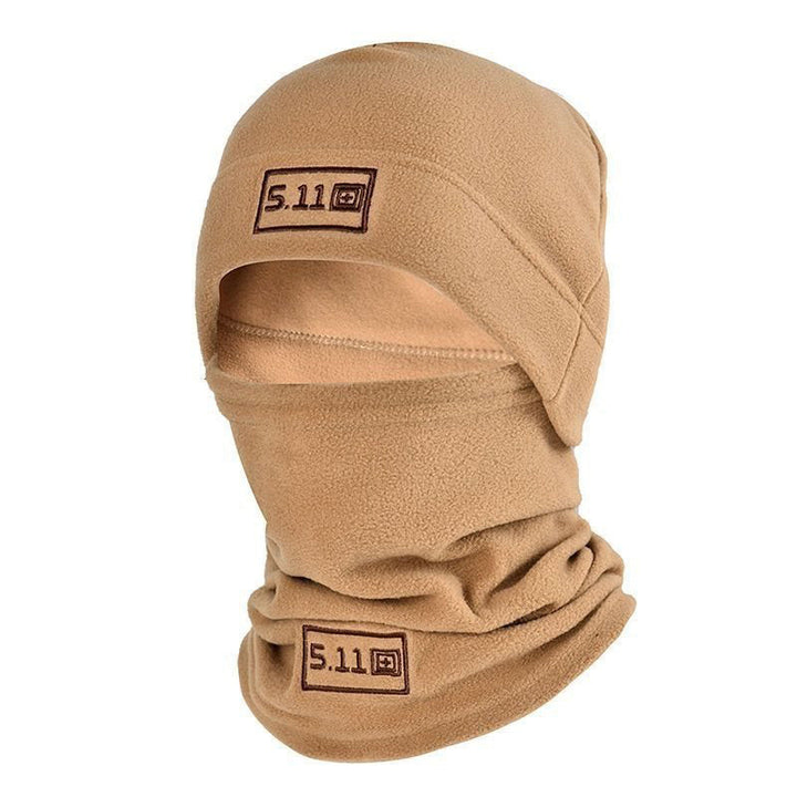 "Balaclava fleeceansiktsmask i polarfleece för män i flera färger; anatomisk passform, skydd mot kyla och vind."