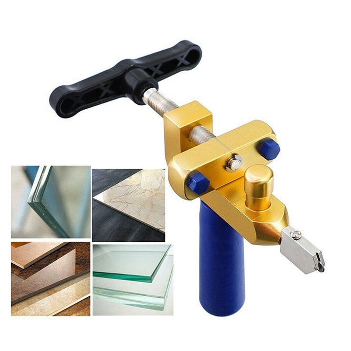 "Bärbar integrerad kakelskärare för DIY-projekt, kompakt design, skarp skärkniv, minskar skaderisk vid kakel och glas."