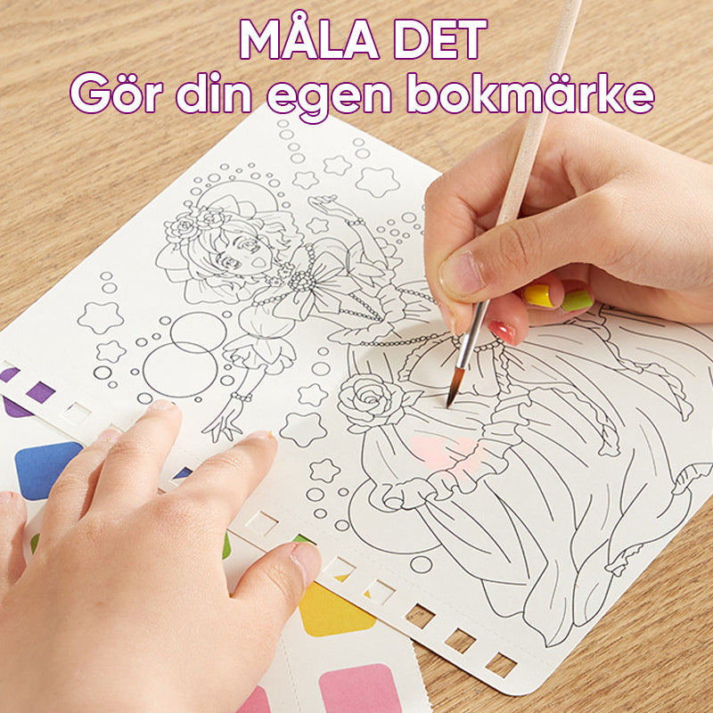"Bärbar klä-bok med Poke Joy-tema, färgglada klistermärken, glänsande omslag, bärhandtag, kreativ lek för barn"