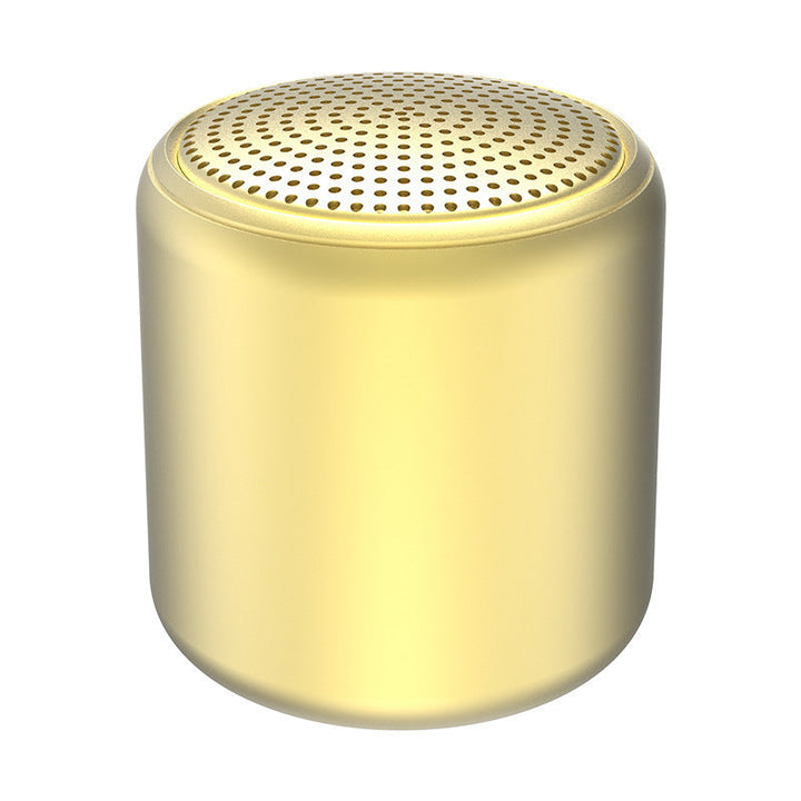 "Bärbar trådlös Bluetooth-högtalare i macaroon-färg med modern design, kompakt och lätt, perfekt för resor och hemmet."