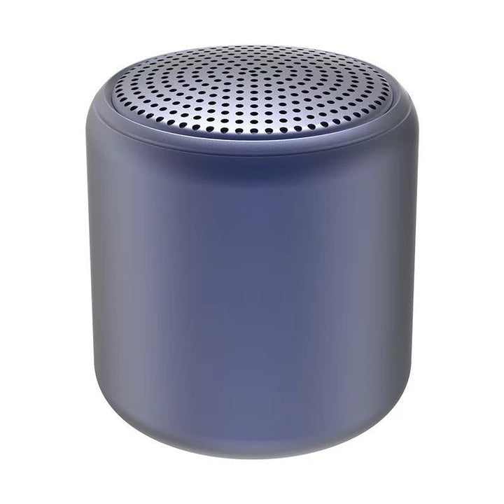 "Bärbar trådlös Bluetooth-högtalare i macaroon-färg med modern design, kompakt och lätt, perfekt för resor och hemmet."
