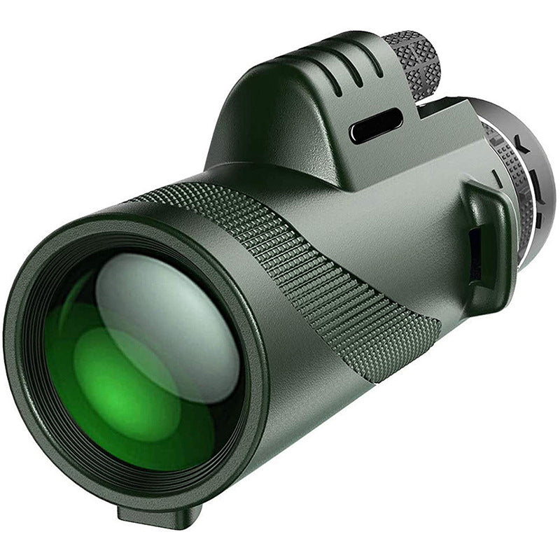 "Bärbart Zoom HD 5000M teleskop för utomhusbruk, justerbart fokus, HD-optik med BAK4 prisma för klar stjärn- och naturskådnin