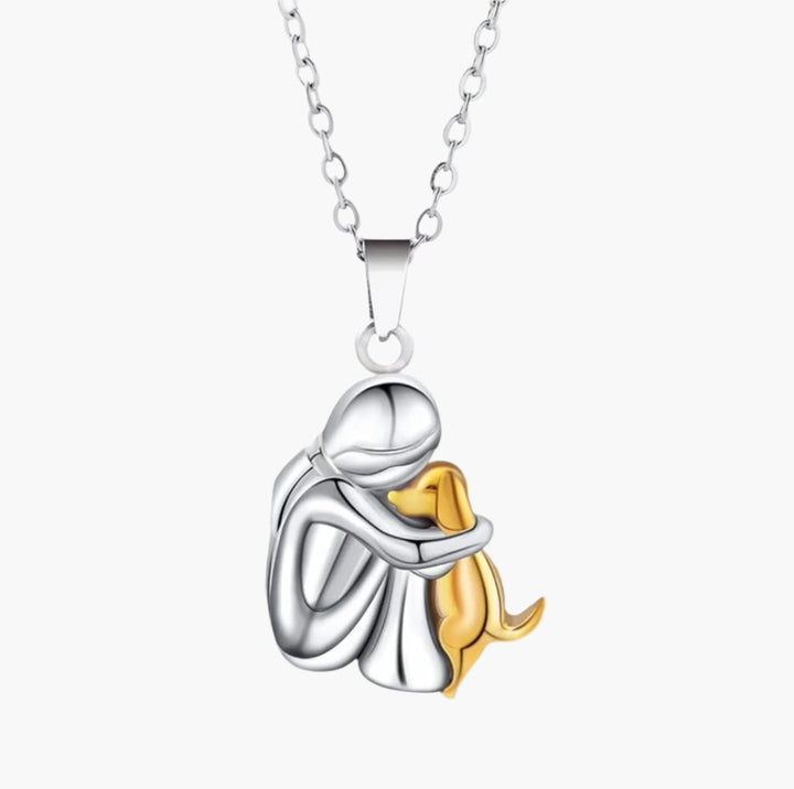 Barnhalsband med hundmotiv för unga hundälskare, perfekt som vänskapssmycke och present.