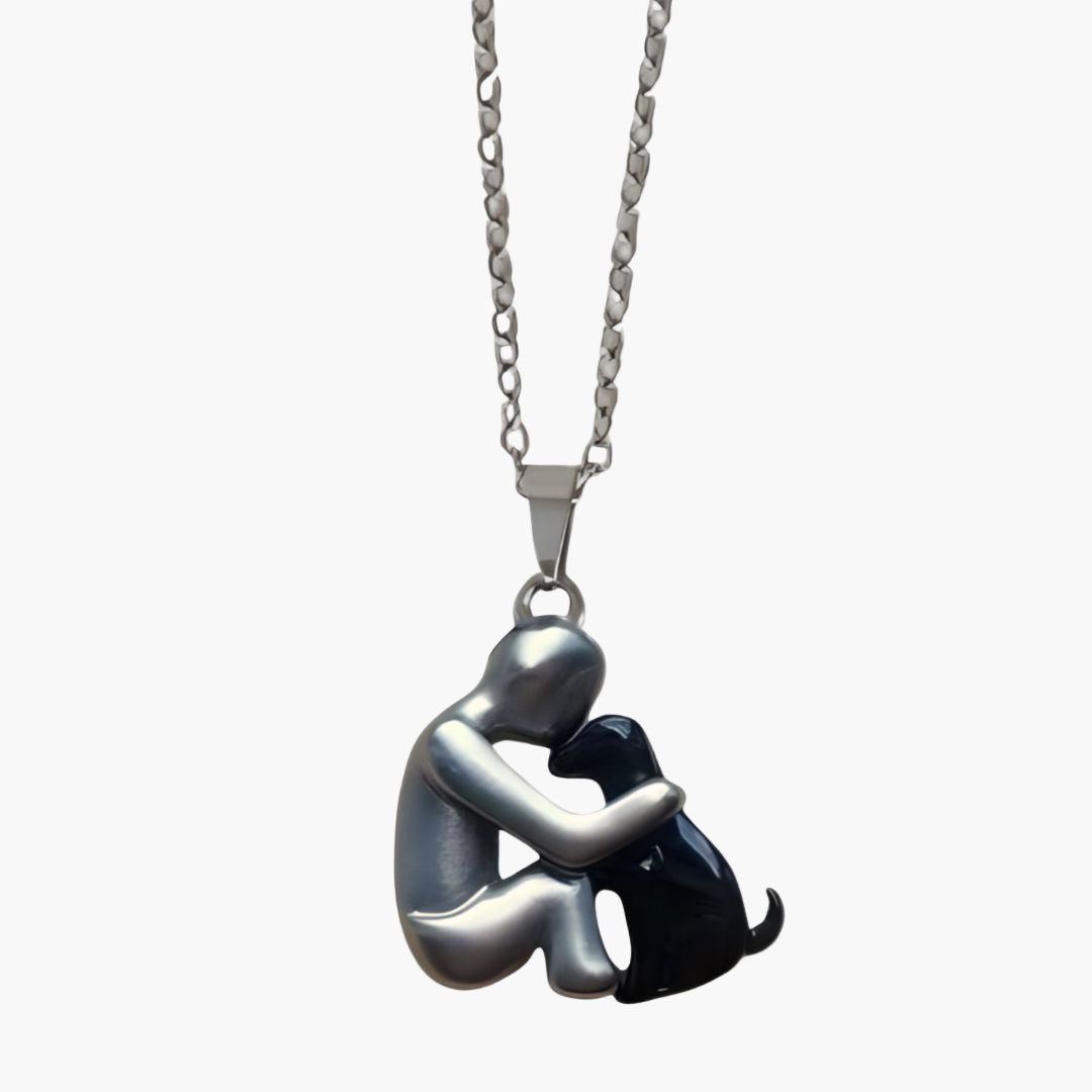 Trendigt barnhalsband som symboliserar vänskap och kärlek till hundar. Perfekt gåva för djurvänner.