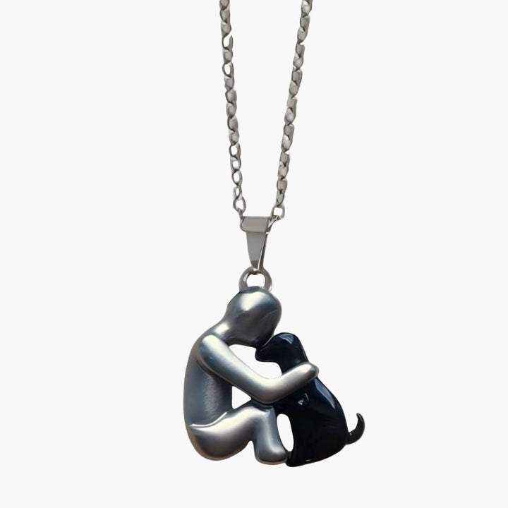Trendigt barnhalsband som symboliserar vänskap och kärlek till hundar. Perfekt gåva för djurvänner.