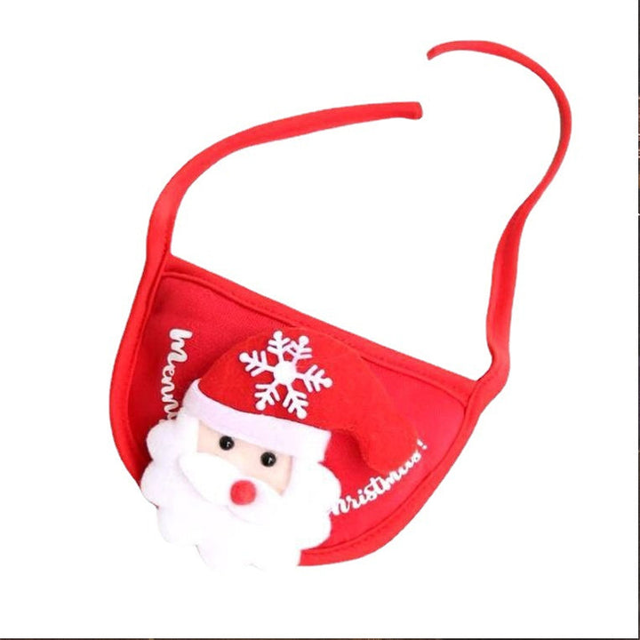 Bedårande julkläder för husdjur med röd mössa och grön dregglis i mjuk polyester, perfekt för festliga tillfällen.