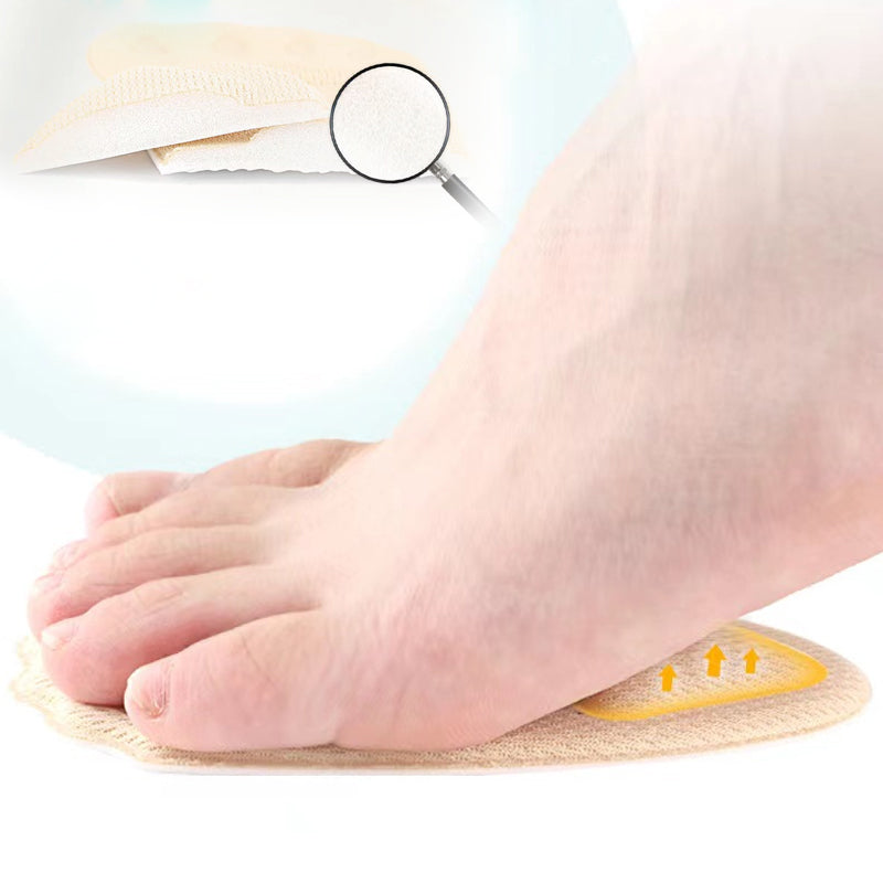 "Beige framre fotdynor i EVA-skum för smärtlindring, diskret utformade för optimal komfort i alla typer av skor."