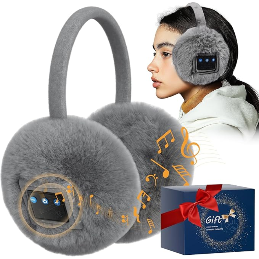 Fria från sladdar: Bluetooth hörselkåpor med ljudisolering. Njut av trådlös musik och värme.