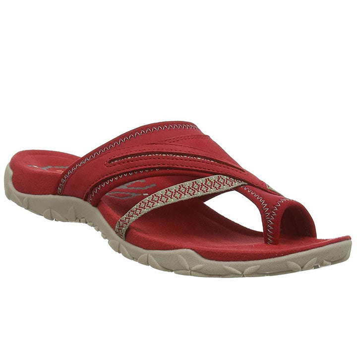 Ergonomiska damskor, sommarflip-flops med balanstöd och dämpning för aktiv livsstil.