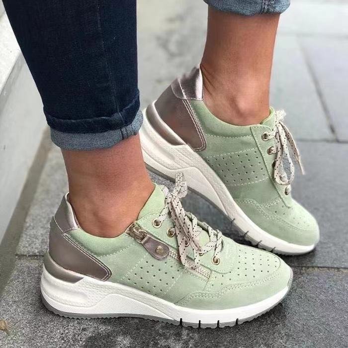 Stilrena ortopediska damsneakers för maximal komfort. Perfekta vardagsskor för aktiv livsstil och stad.
