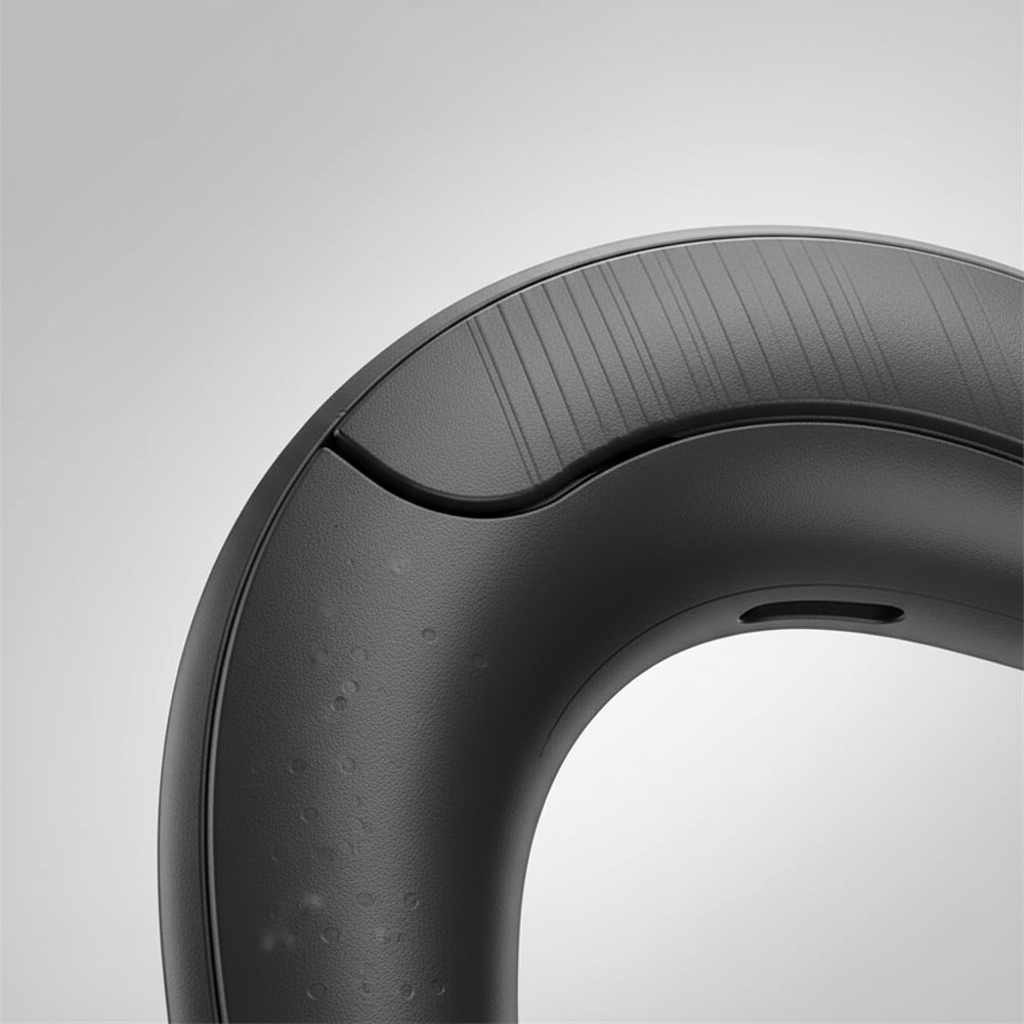 Trådlösa Bluetooth benledningshörlurar, perfekta för träning, löpning och en aktiv livsstil.