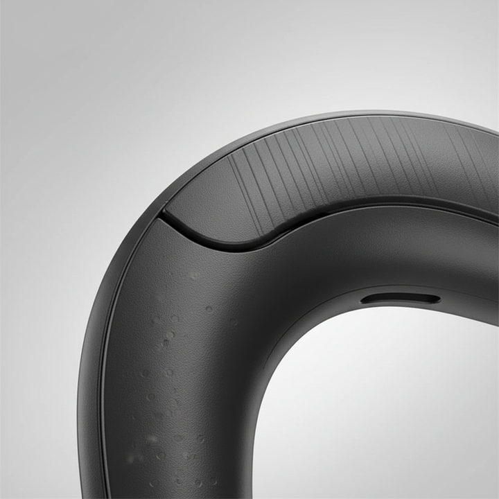Trådlösa Bluetooth benledningshörlurar, perfekta för träning, löpning och en aktiv livsstil.