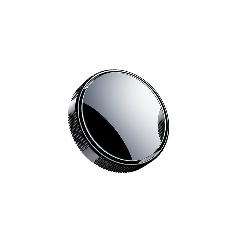 "Bil dödvinkelspegel, 360° rotation, ABS-ram, bionisk design, ger bred syn, ökar säkerhet, enkel montering."