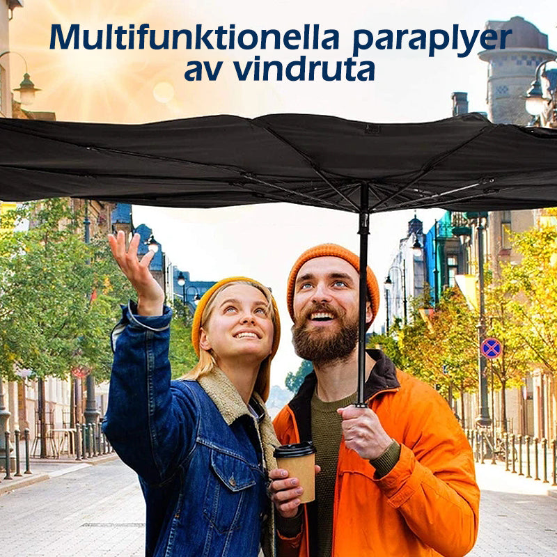 "Bilparasoll solskydd med aluminiumfolie, luktfri och reflekterande, för effektiv värmeisolering och UV-skydd i bilen."