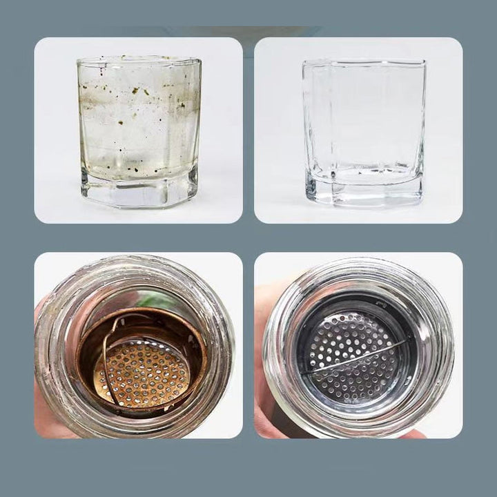 "Bioenzymrengöringstablett, rund form, vit färg, effektiv mot fläckar och bakterier, ger snabb och kraftfull rengöring."