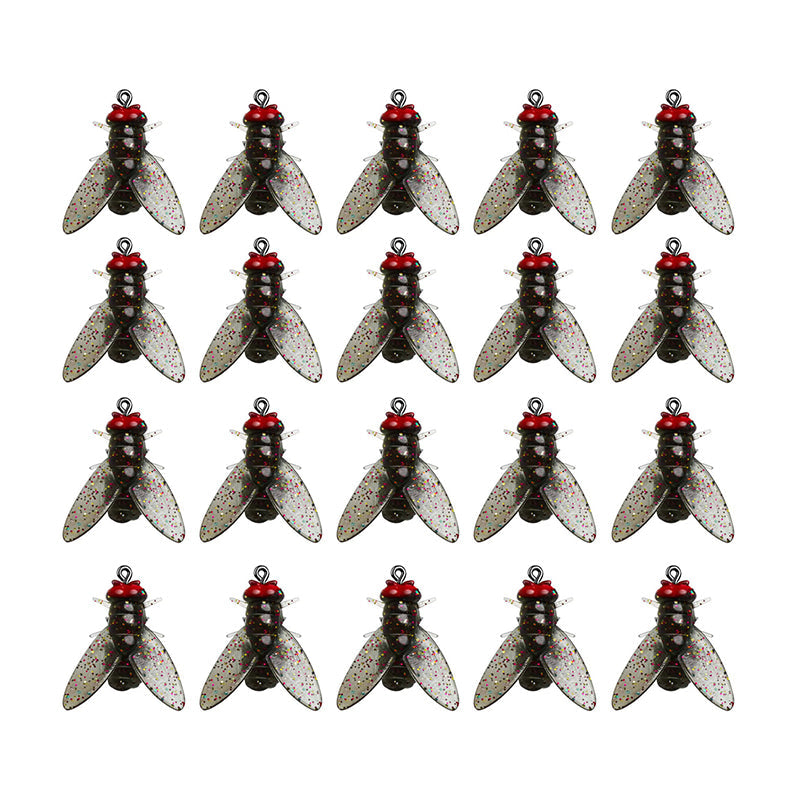 "Bioniskt bete för flugfiske, realistisk insektdesign med levande detaljer, perfekt för fiskeäventyr, 15 mm storlek"