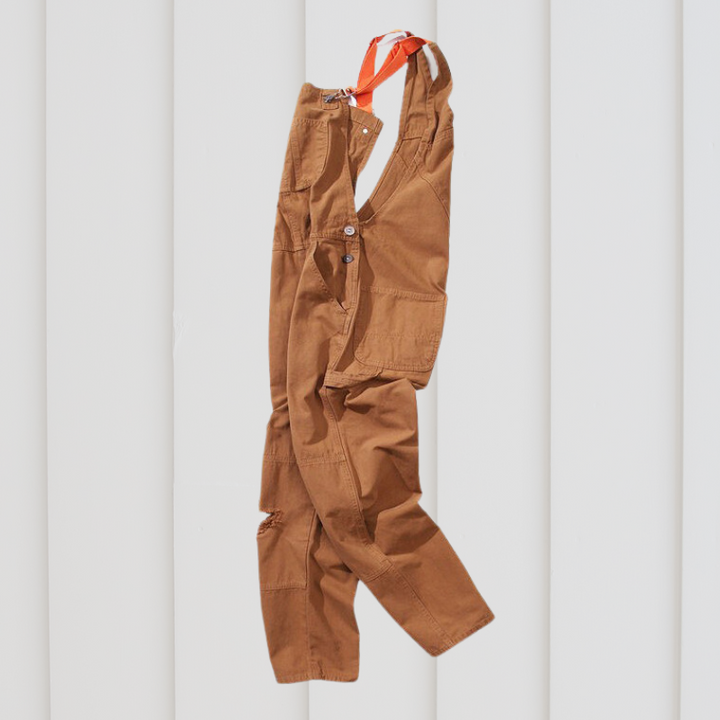 Unisex overall med många praktiska fickor. Perfekt som arbetsbyxa och trädgårdskläder, hållbar för utomhusbruk.