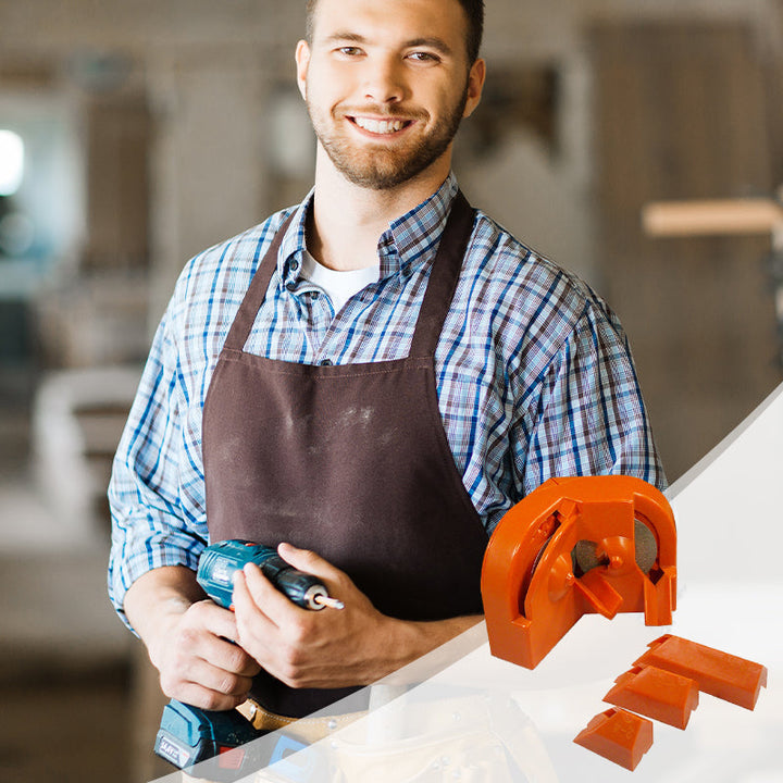 "Borrslipare med rostfri axel och diamantskiva för metall, plast och glasfiber, perfekt för precisionsarbete."