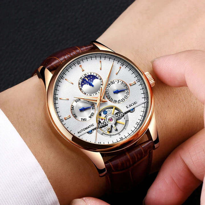 Automatisk Mekanisk Tourbillonklocka