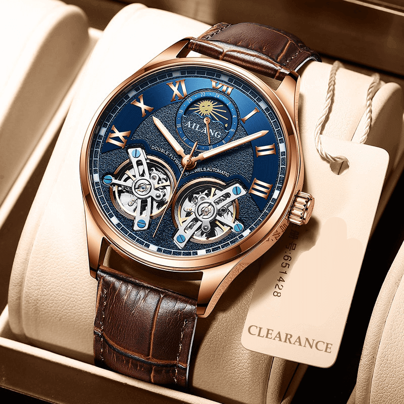 Elegant Automatisk Tourbillon Klocka