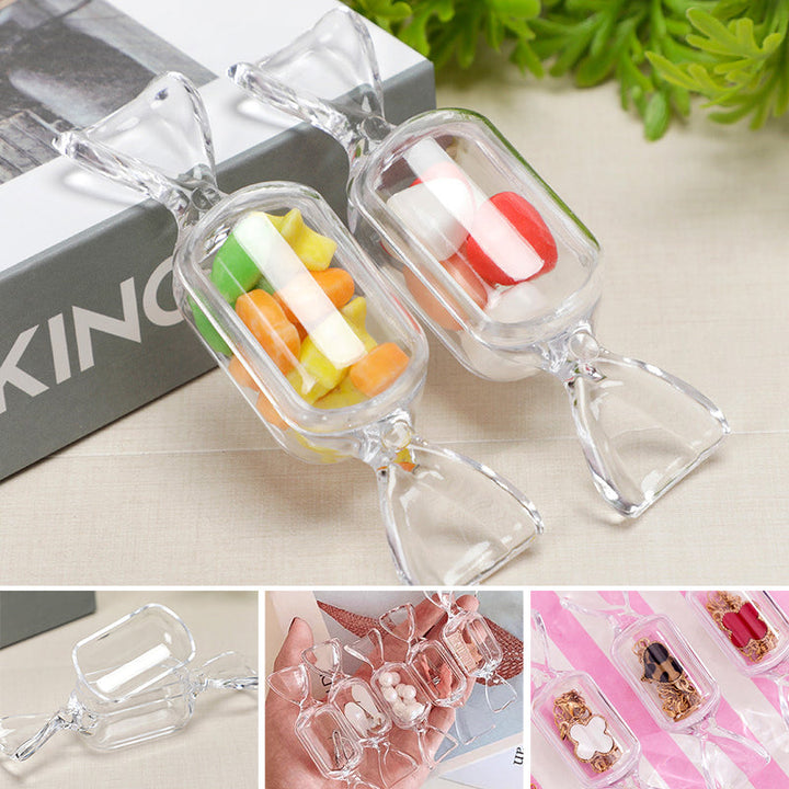 Candyformad smyckesask i rosa, elegant förvaring av smycken och accessoarer, kompakt och multifunktionell.