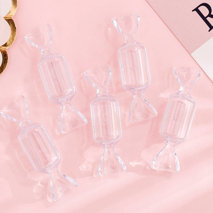 Candyformad smyckesask i rosa, elegant förvaring av smycken och accessoarer, kompakt och multifunktionell.