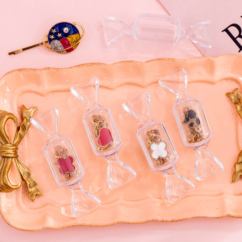 Candyformad smyckesask i rosa, elegant förvaring av smycken och accessoarer, kompakt och multifunktionell.