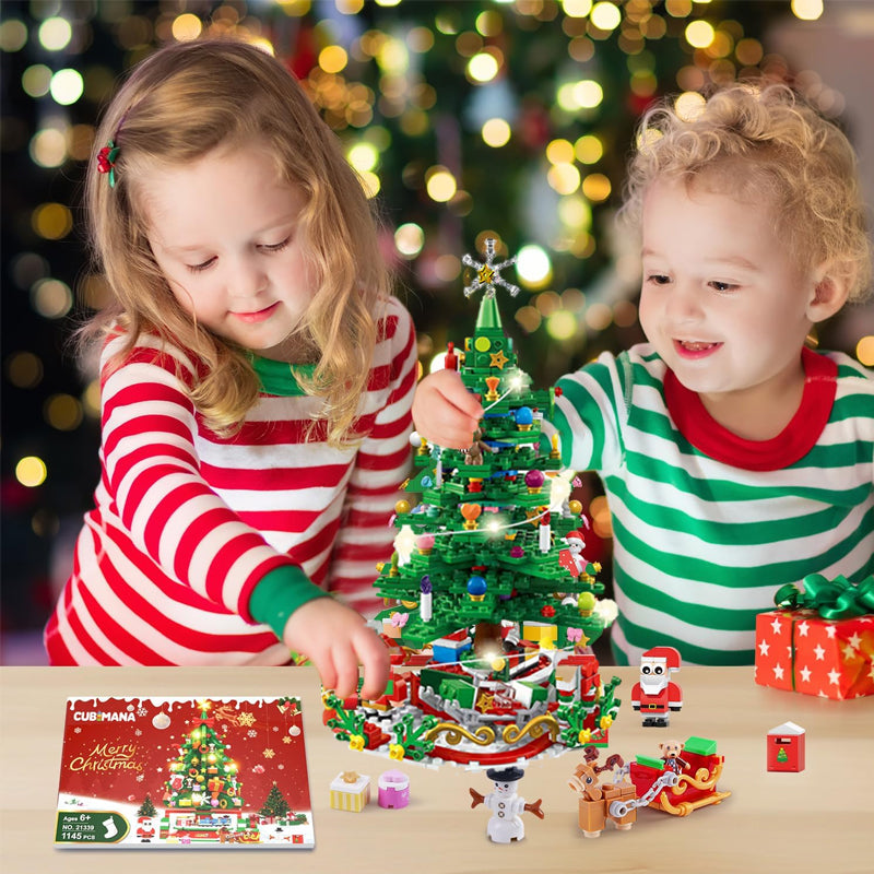 "Charmig julgran adventskalender för barn i åldrarna 3-6, perfekt som juldekoration och för att skapa magiska julminnen."