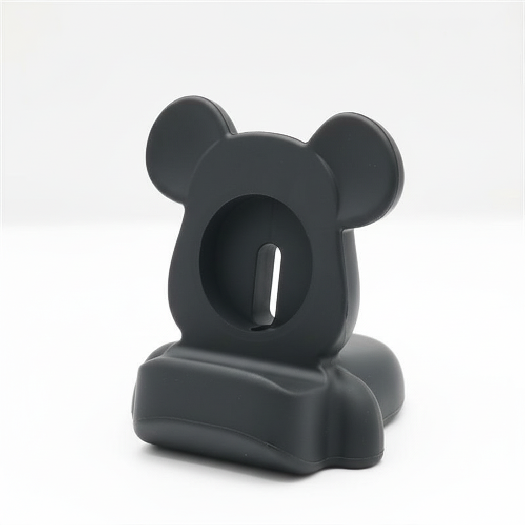 Unikt björnladdställ av silikon för Apple Watch. Perfekt presenttips & funktionell station för laddning.