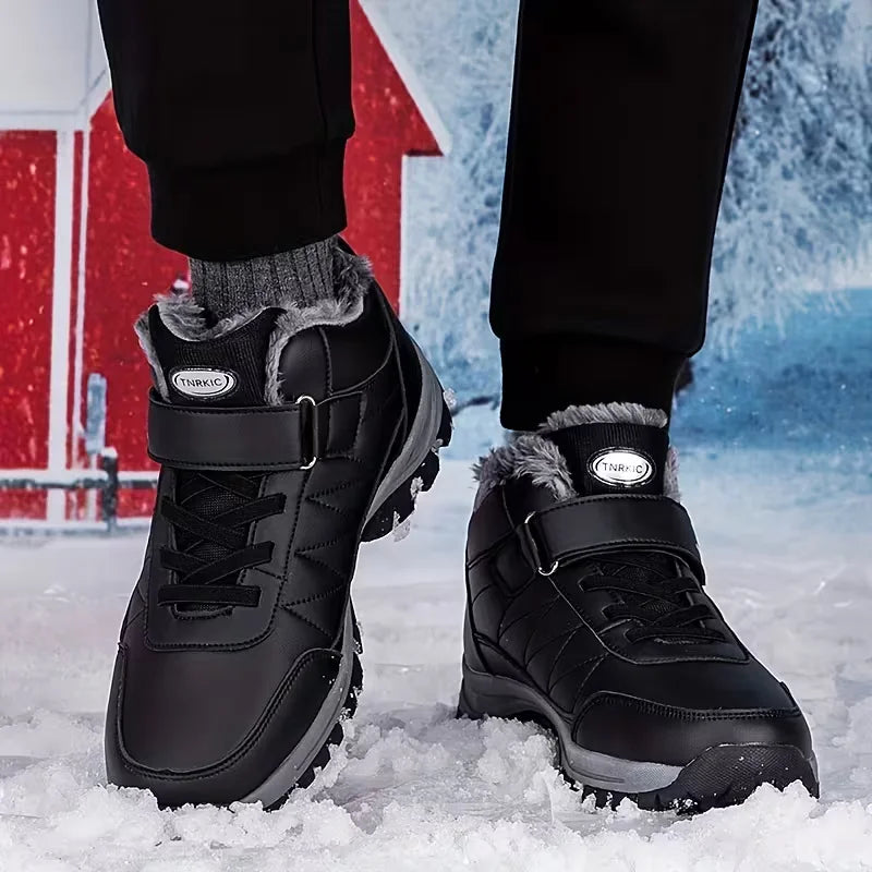 Chloe dam ankelboots, isolerade vinterskor med snörning och halkfri sula. Utmärkt för vandring.