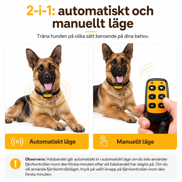 Antiskällhalsband med citronella hjälper hundar till ett lugnare hem. Idealisk för effektiv valp- och hundträning.