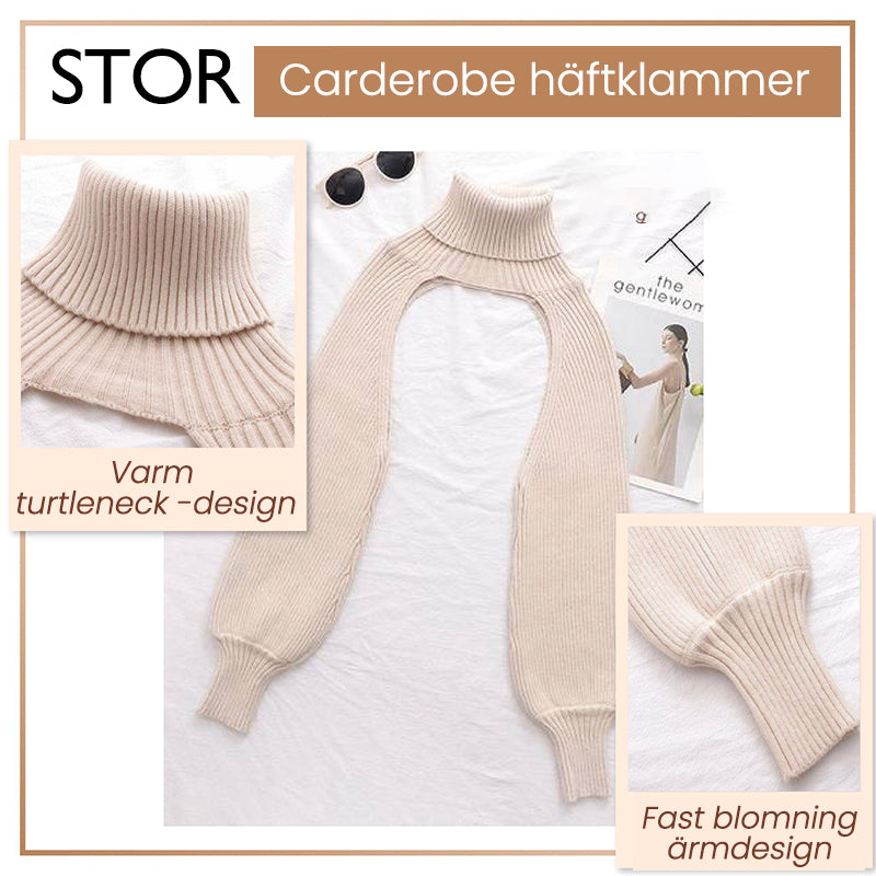 "Coltröja med hög hals och loose bloomer-ärmar, eleganta detaljer för chic look. Perfekt för dammode, olika färgval."