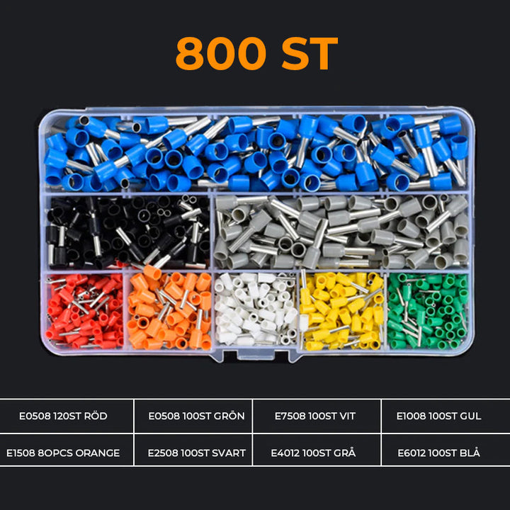 "Crimptång för elarbete med ergonomisk design, hög precision och robust konstruktion, perfekt för ledningsanslutning."