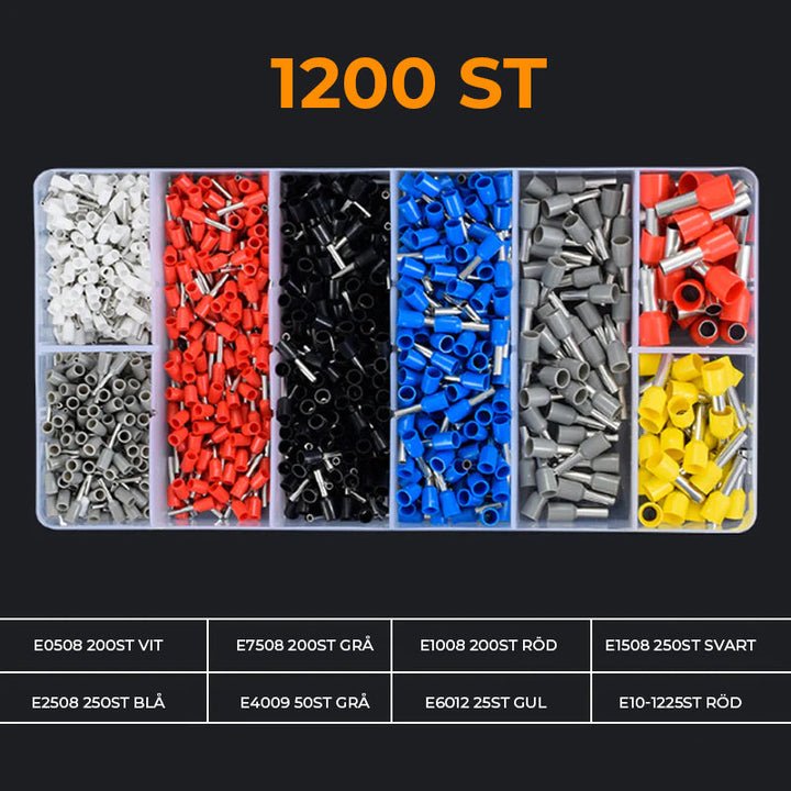 "Crimptång för elarbete med ergonomisk design, hög precision och robust konstruktion, perfekt för ledningsanslutning."