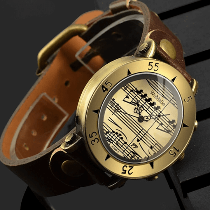 Elegant Musiknot Klocka