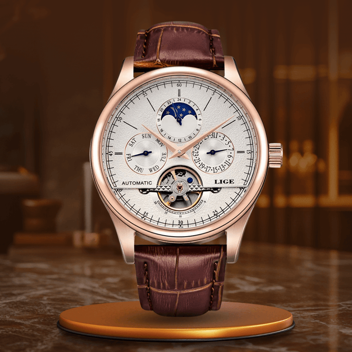Automatisk Mekanisk Tourbillonklocka