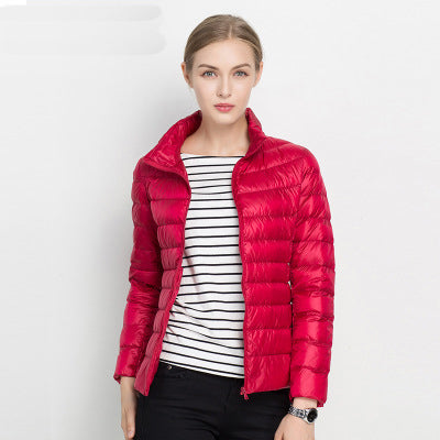 Varm dam puffjacka Alina, lättvikts vinterjacka i stilren design, perfekt som ytterplagg i kyla.