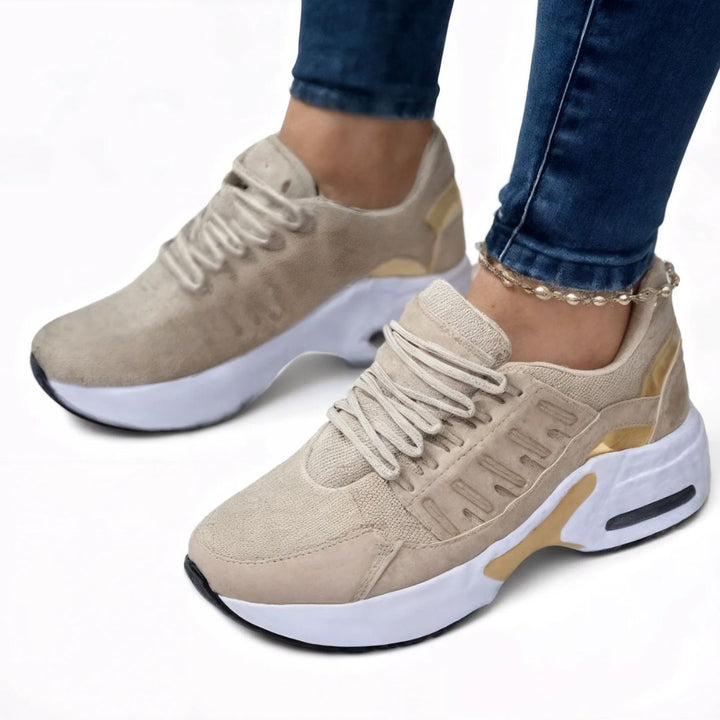 Dam halkfria sneakers för vardagsbruk. Lätta, bekväma promenadskor med bra fotstöd.