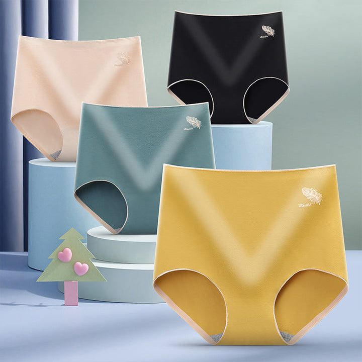 "Dam högmidjade triangelshorts i rosa bomull, komfortabel design och andas för stöd och stil."