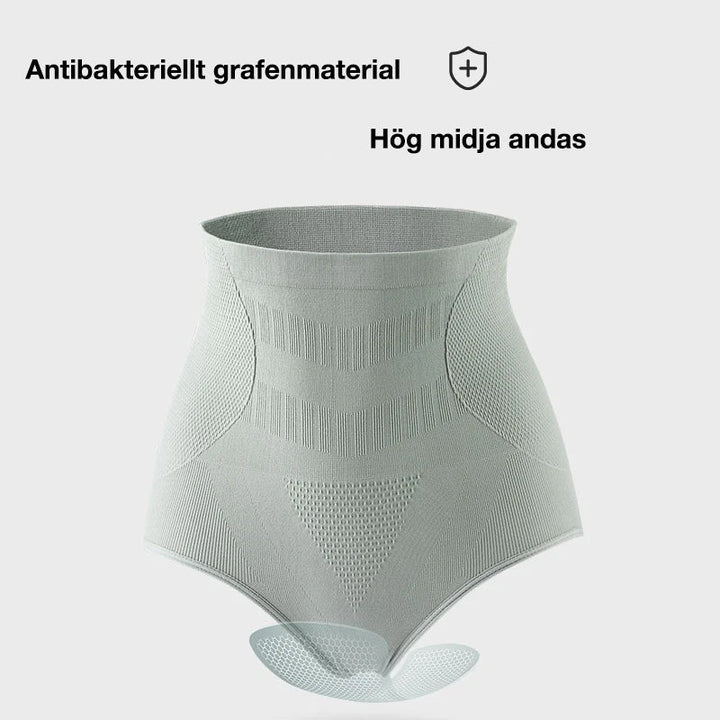 "Dam kurvformande hi-waist trosa, lyfteffekt, hudfärgad, sömlös design, shapewear, bekväm och stilren lingerie."