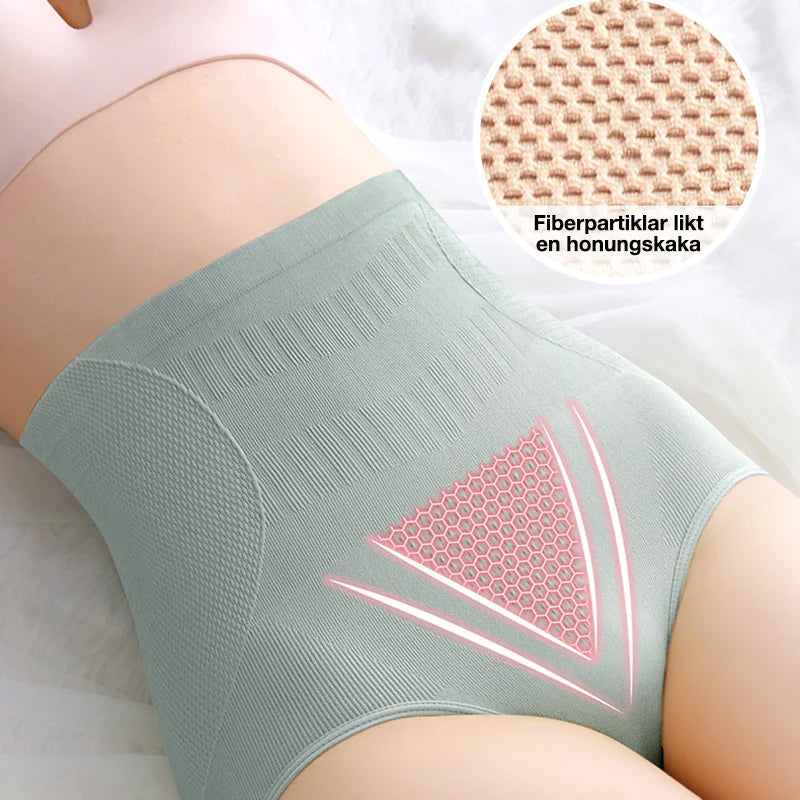 "Dam kurvformande hi-waist trosa, lyfteffekt, hudfärgad, sömlös design, shapewear, bekväm och stilren lingerie."