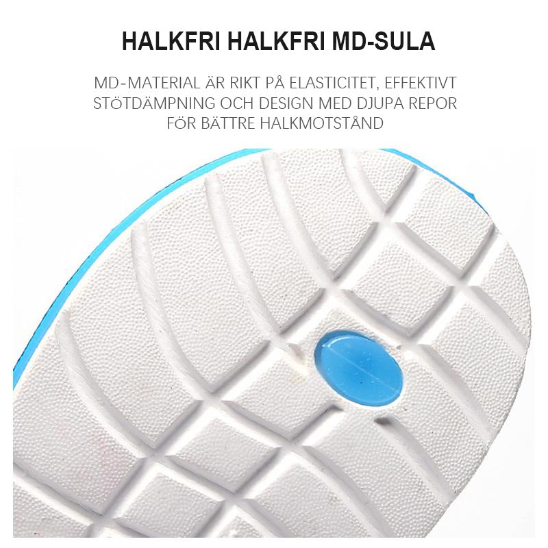 "Dam Soft Rainbow Flip-Flops Sandaler med färgglad design och mjuk EVA-sula, perfekta för både strand och vardagsbruk."