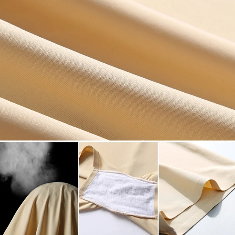 "Dam sömlösa skyddsbyxor av nylon & bomull, ljusa, tunna material med hög elasticitet & sömlös design, formar och lyfter."