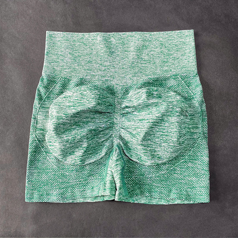 "Dam yoga cykelshorts, hög midja, blå färg, andningsbart tyg, perfekt för träning, utförd i stretchigt material."